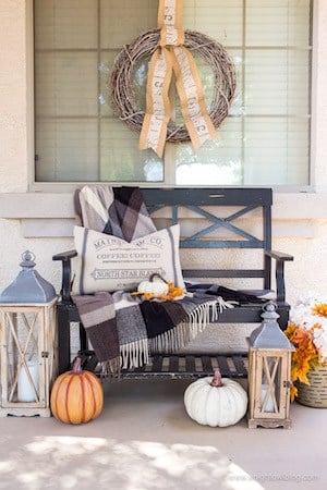 Fall Farmhouse Porch