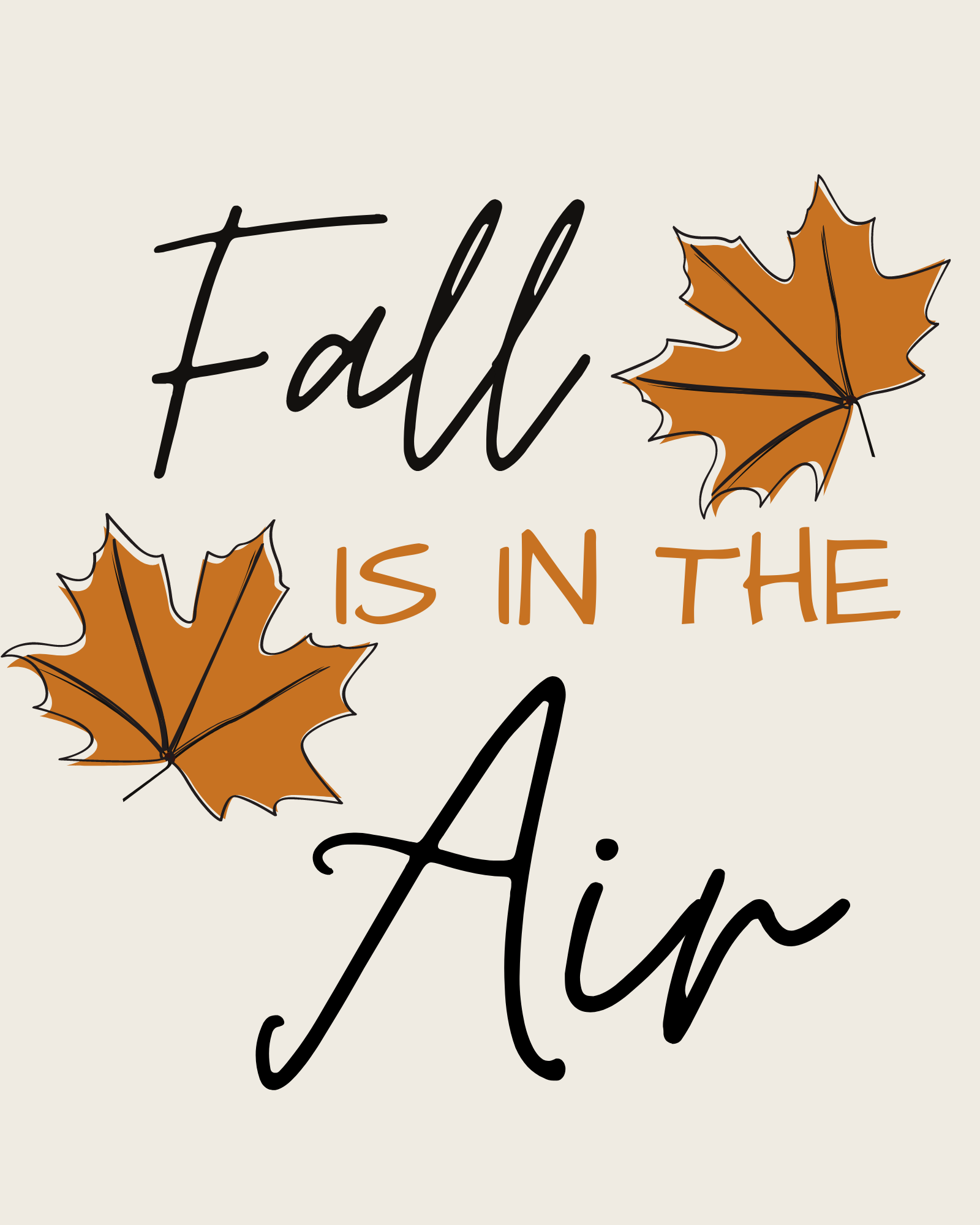 Fall is in the Air