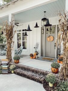 100 Cheap and Easy Fall Porch Decor Ideas - Prudent Penny Pincher