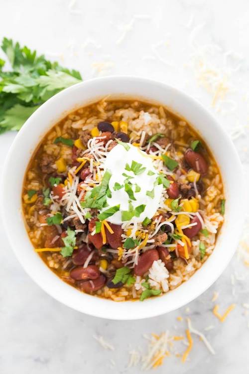 Easy Crockpot Taco Soup