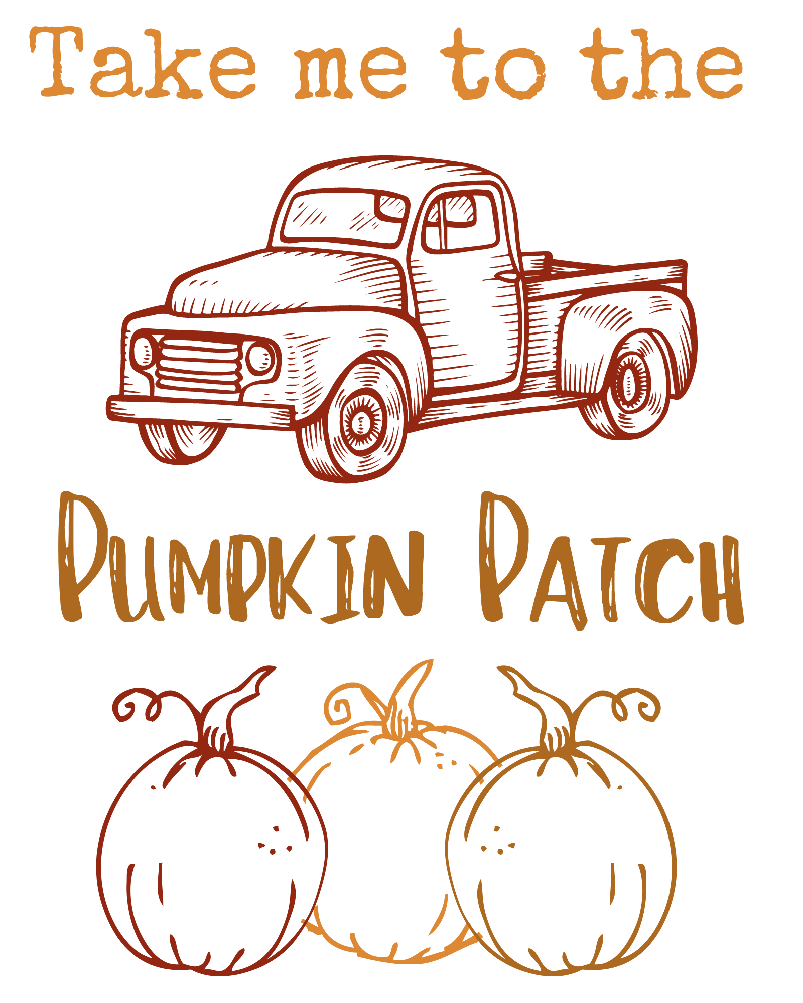 Pumpkin Patch Fall Printable