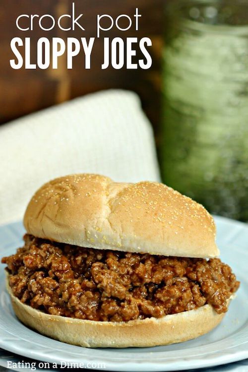 Easy Crockpot Sloppy Joes