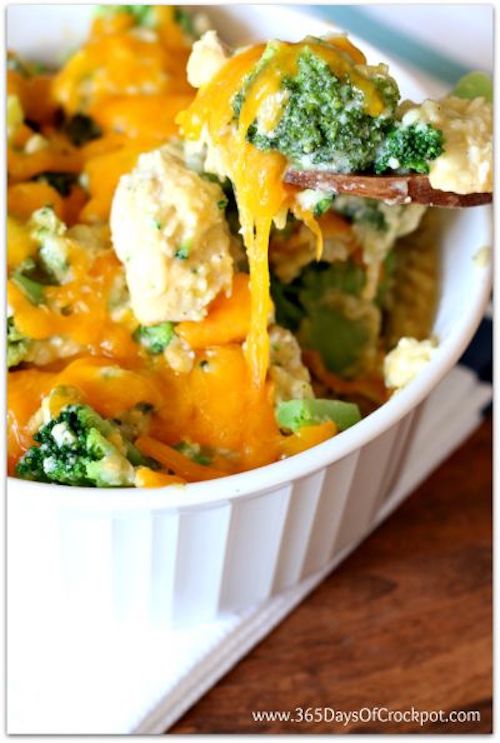 Cheesy Chicken, Broccoli and Rice Casserole