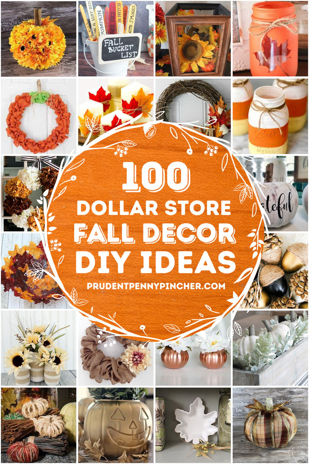 dollar tree fall decor ideas