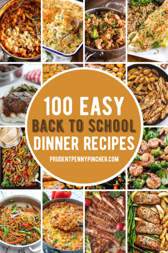 back to school easy dinner recipes