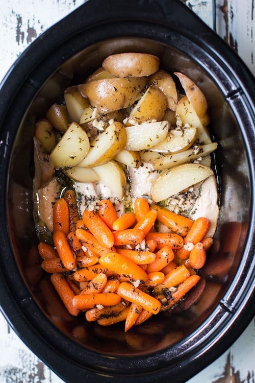 Garlic Butter Chicken and Vegetables