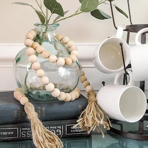 Wood Bead Garland home decor idea