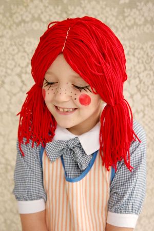 DIY Rag Doll Costume