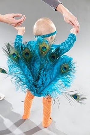 Peacock Halloween Costume for baby 