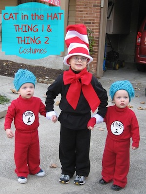 Cat in the Hat, Thing 1 & 2 Costumes