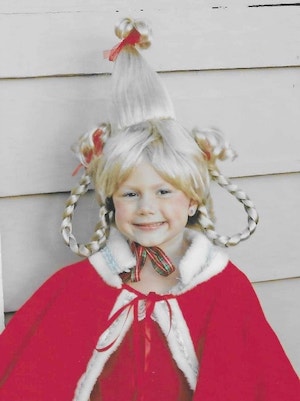 Cindy Lou Who girls halloween Costume