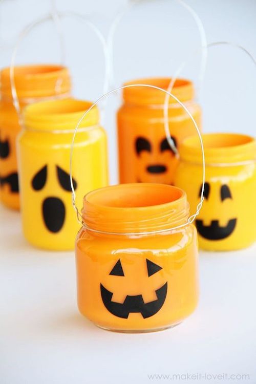 jack o lantern treat jars