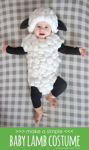 easy Baby Lamb Costume