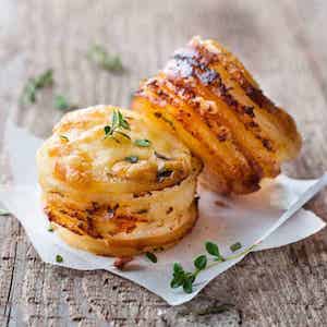 Mini Potato Gratin Stacks