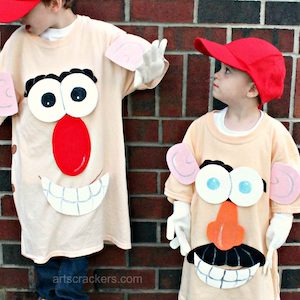 Easy Customizable Mr. Potato Head Costumes