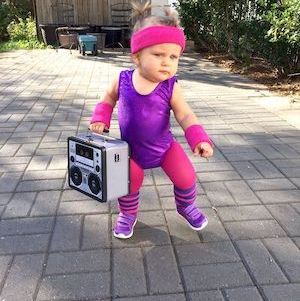 80's Workout Costume for toddlers