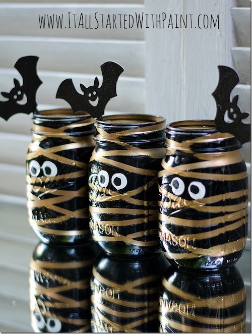 mummy mason jars