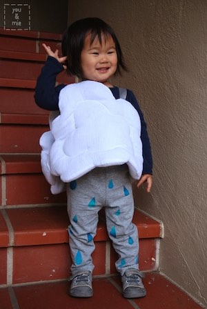 DIY Rain Cloud Costume