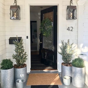 Christmas Cottage porch decor Ideas
