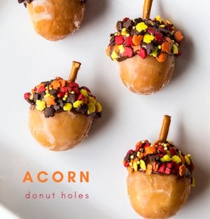 Acorn Donut Holes