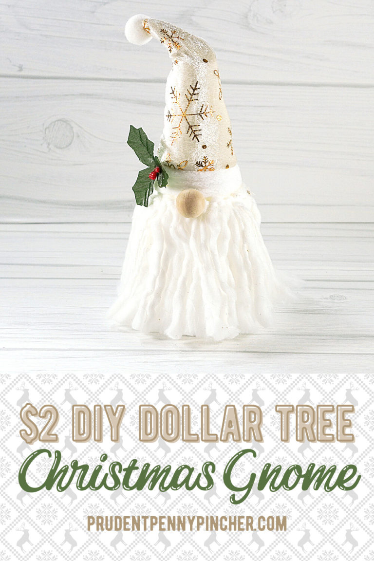 Easy Gnome Dollar Tree Christmas Craft Prudent Penny Pincher