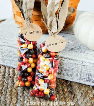 Indian Corn Thanksgiving Favors