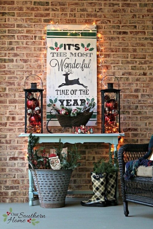 Vintage Looking Christmas Sign
