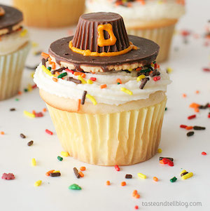 Pilgram Hat Cupcakes