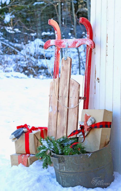 DIY Vintage Sled