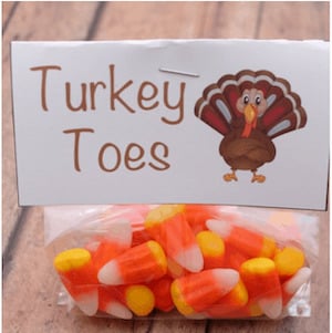 Turkey Toes Thanksgiving treat for kids
