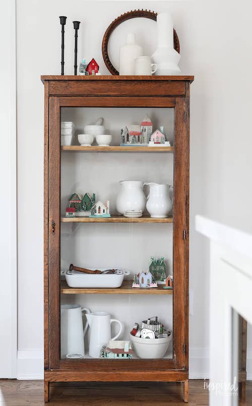 Vintage Christmas Cupboard Decorations