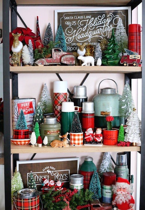 Vintage Inspired Christmas Vignette