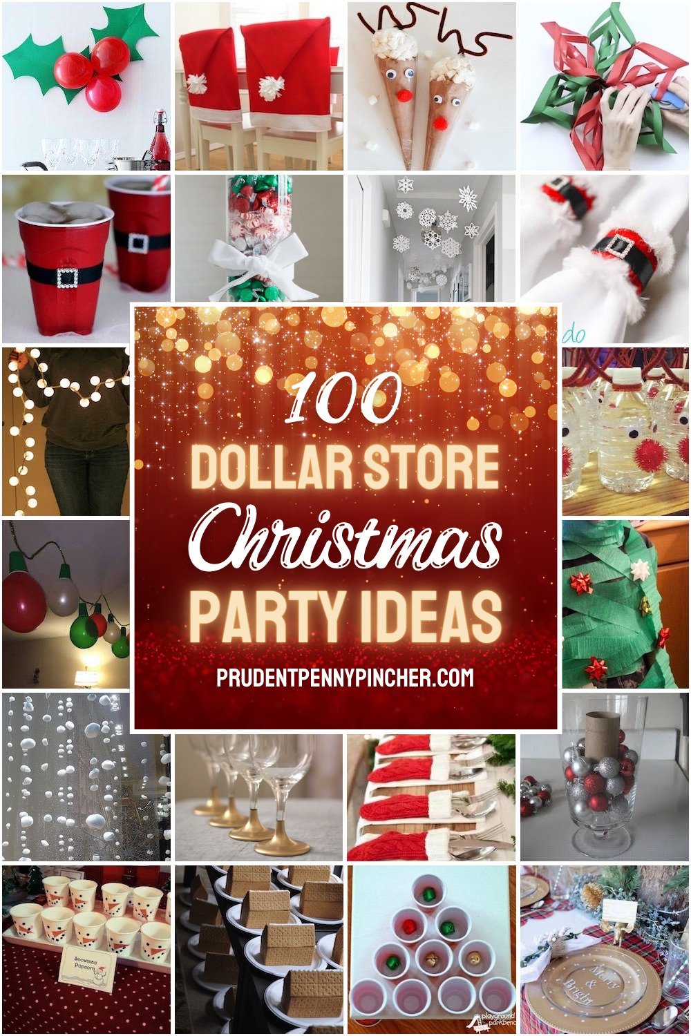 dollar store Christmas party ideas