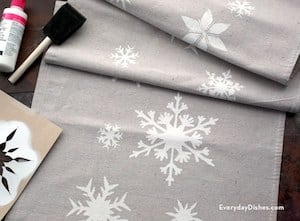 snowflake table runner