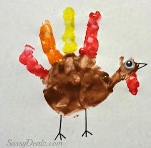 handprint turkey craft