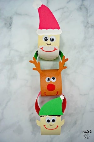 Paper Chain Christmas Craft for kids