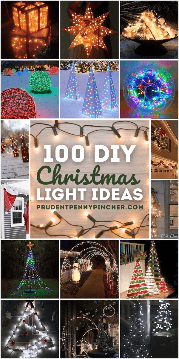 100 Outdoor Christmas Light Ideas Prudent Penny Pincher - Diy Outdoor Christmas Decorations 2021