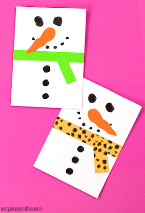 Snowman Christmas Card craft