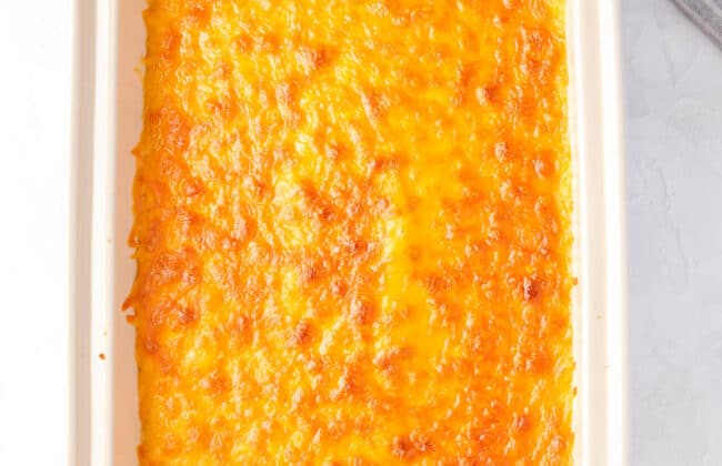 beef shepherds pie top of casserole