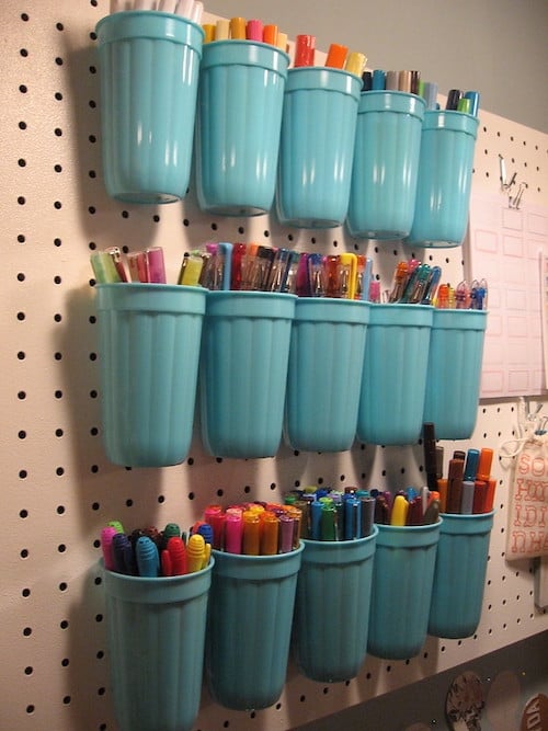 45 Dollar Store Craft Room Organization Ideas - Prudent Penny Pincher