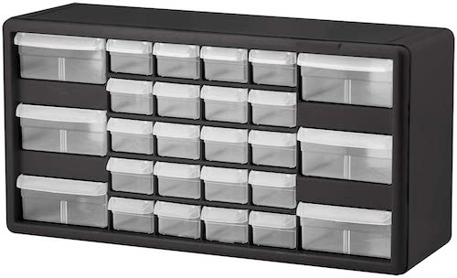 Tool organizer storage bins