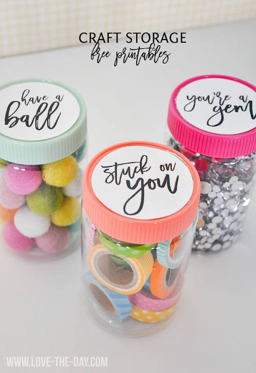 How to Organize Craft Supplies: 25 Clever Ideas! - DIY Candy