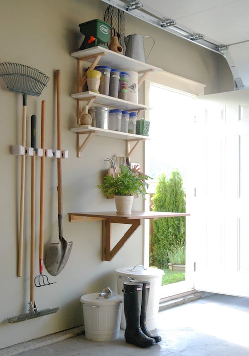 Garage Garden Station organization idea