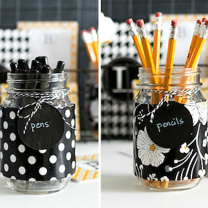 Mason Jar for Desk Accessories