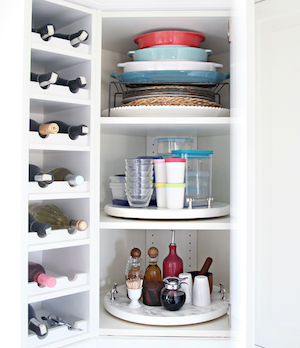 Lazy Susan Corner kitchen Cabinet Organization