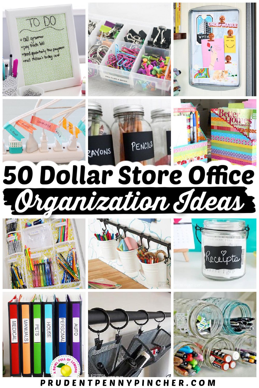 12+ Home Office Organization Ideas, Hacks & Tips