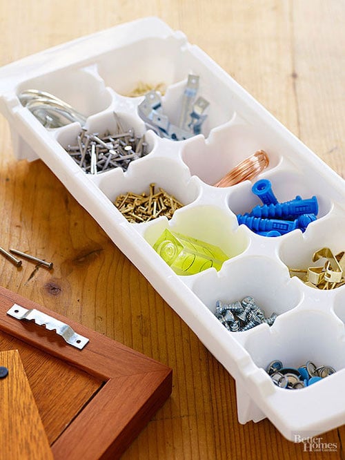 Dollar Store Fastener Storage