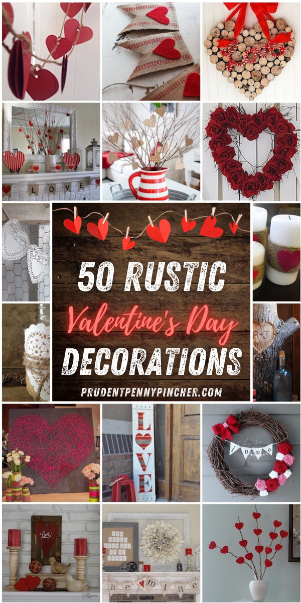 rustic Valentine's Day decor