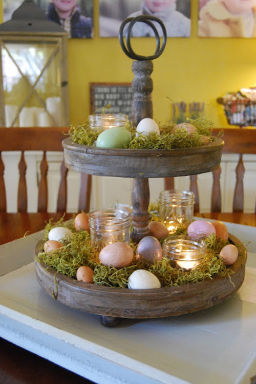 A Simply Styled Nest Easter Centerpiece - Our Southern Home