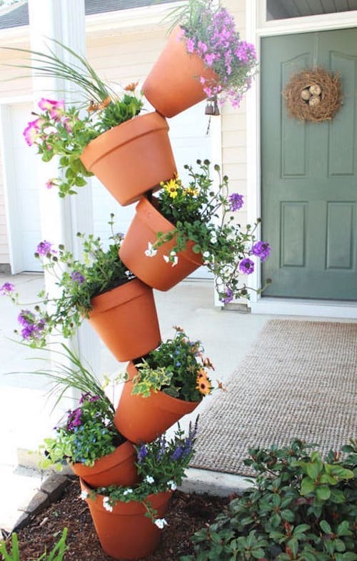 Topsy Turvy Vertical Flower Pots